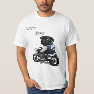 T-shirt Conception d'une chemise de moto-chien