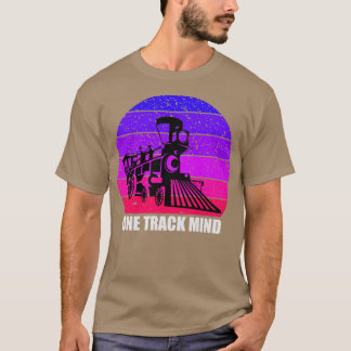 T-shirt Conception d'une locomotive d'un chemin de fer