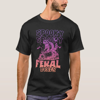 T-shirt Conception éffrayante des vibrations