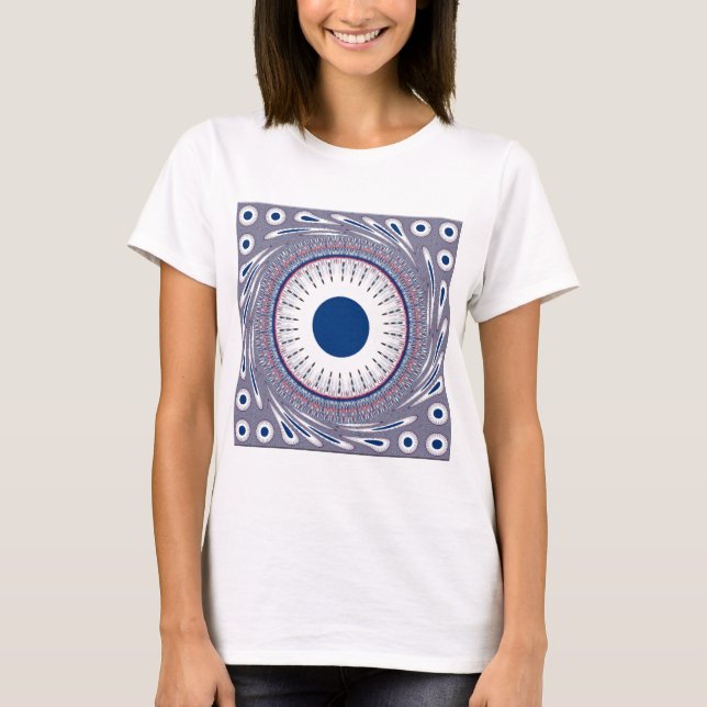 T-shirt Conception élégante des yeux énergétiques : un Mot (Devant)