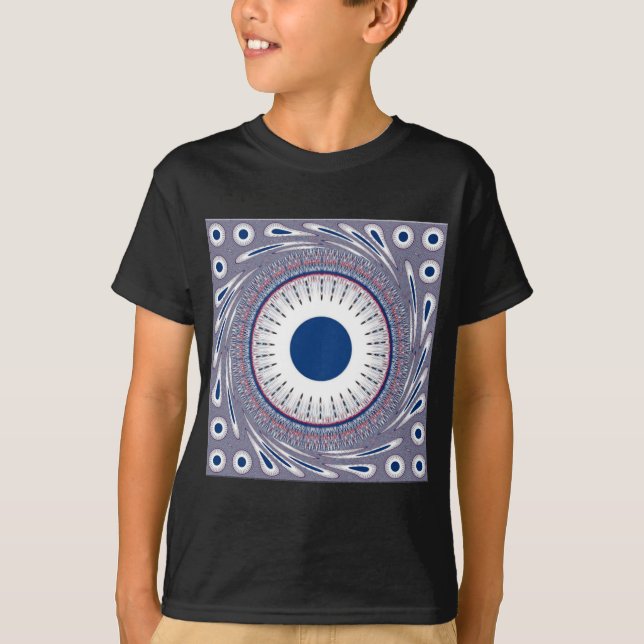 T-shirt Conception élégante des yeux énergétiques : un Mot (Devant)