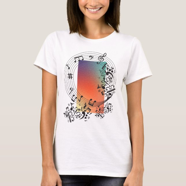 T-shirt Conception exclusive décontractée pour tous (Devant)