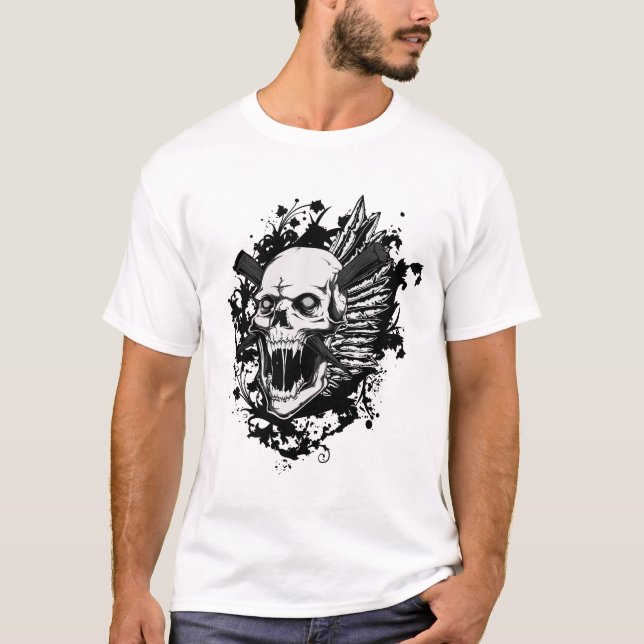 T-shirt conception extraordinaire skul (Devant)