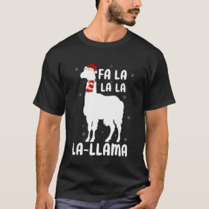 T-shirt Conception FA La Llama pour enfants femmes Noël Xm