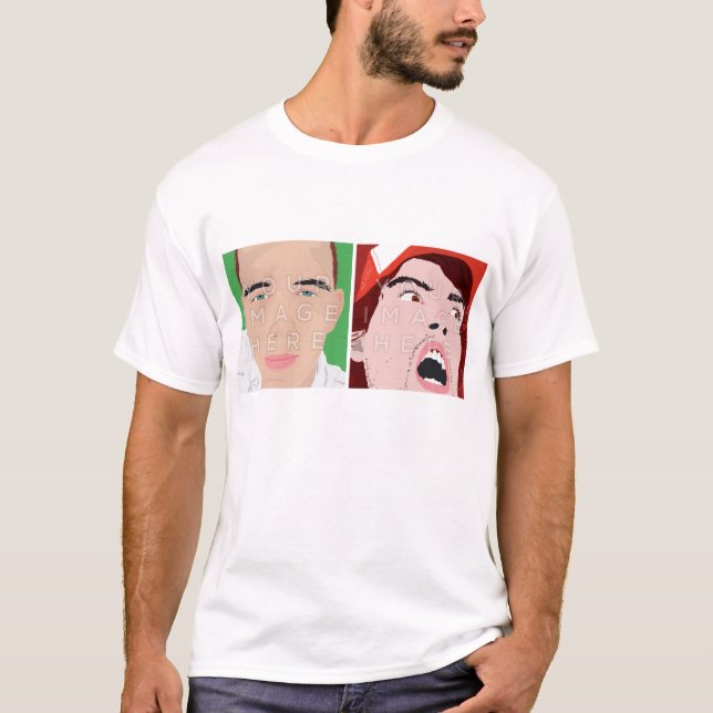 T-shirt Conception faite sur commande de chemise (Devant)