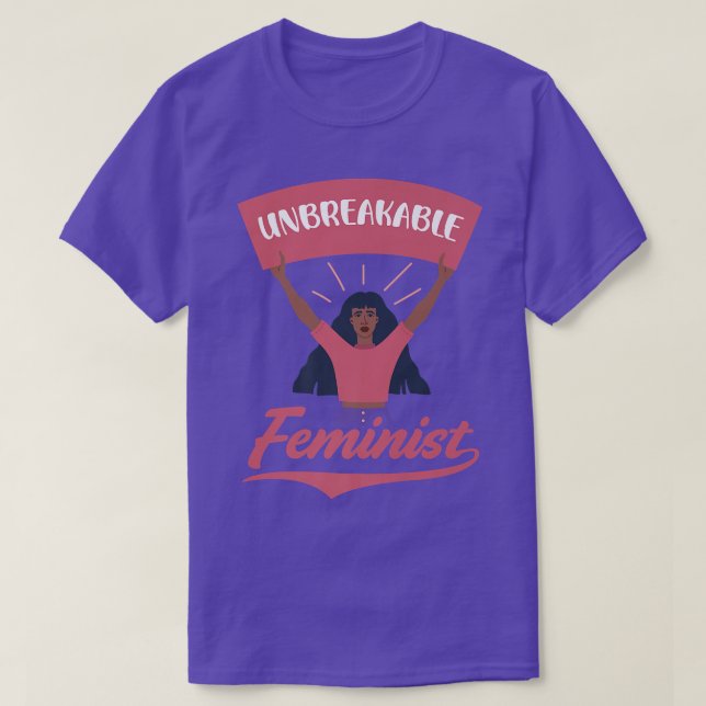 T-shirt Conception féministe Indestructible Pour Les Fémin (Design devant)