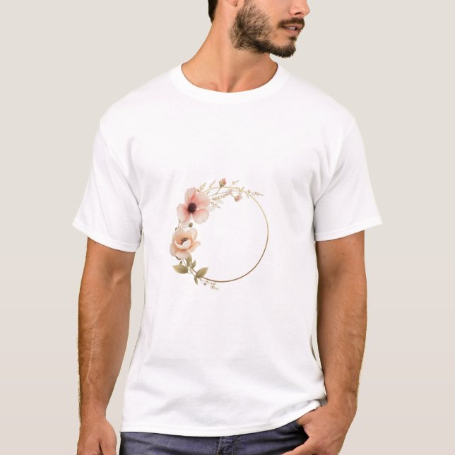 T-shirt Conception florale  (Devant)