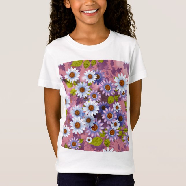 T-Shirt Conception florale 1 (Devant)