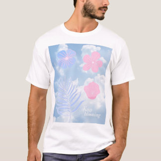 T-shirt Conception florale minimaliste – Esthétique botani