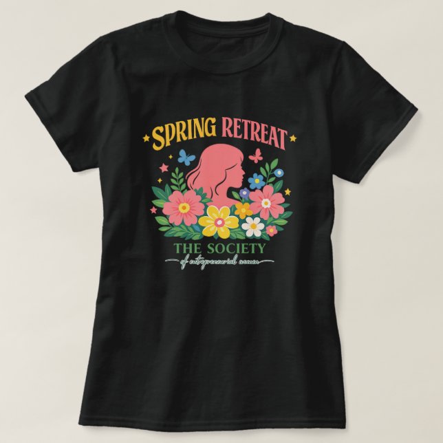T-shirt Conception Florale pour Femmes Entrepreneures Empo (Design devant)