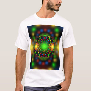 T-shirt Conception fractale de l'ornement de Noël