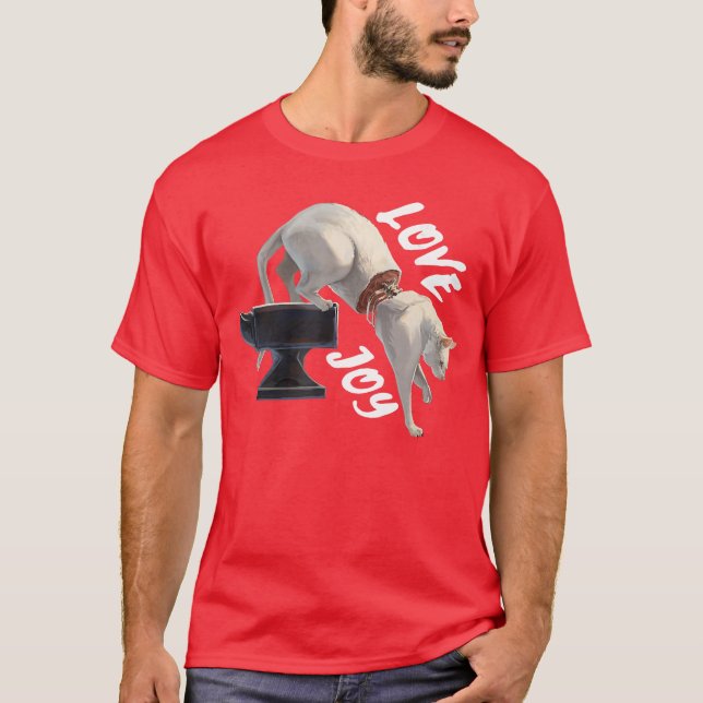 T-shirt Conception Funny Cute Cat Rock Band Lovejoy pour l (Devant)