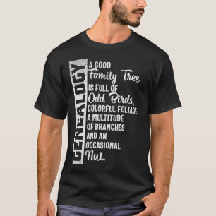 T-shirt Conception généalogique de l'arbre généalogiqu