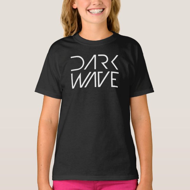 T-shirt Conception géométrique Dark Wave (Devant)