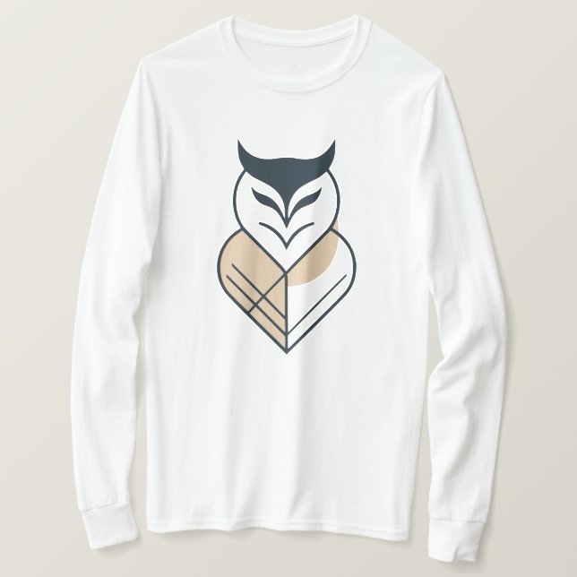 T-shirt Conception géométrique du logo OWL (Design devant)
