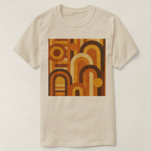 T-shirt Conception géométrique rétro Arches et taches sola