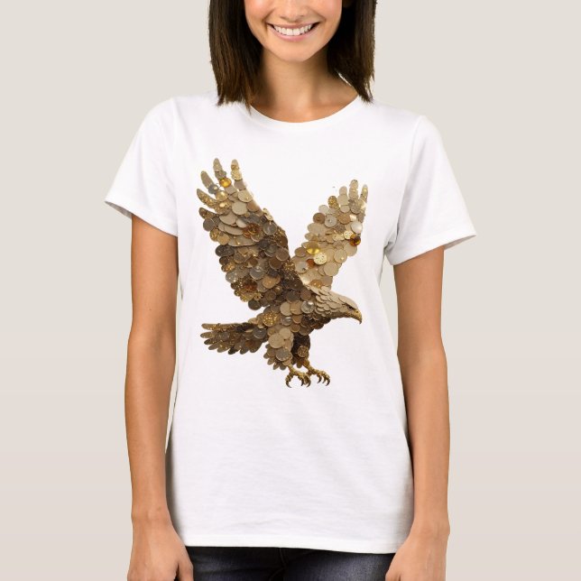 T-shirt Conception graphique ART ABSTRAIT Argent Bold (Devant)