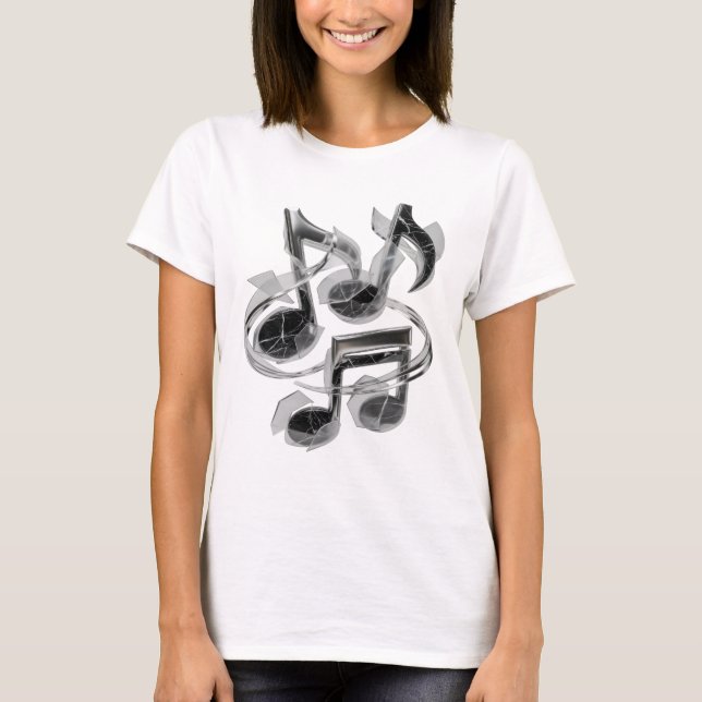 T-shirt Conception graphique ART ABSTRAIT Argent frais (Devant)
