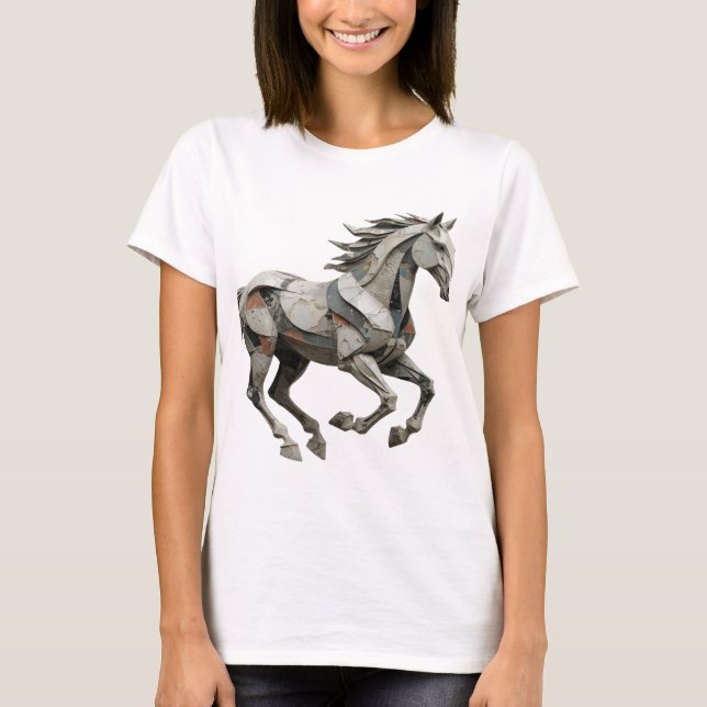 T-shirt Conception graphique ART ABSTRAIT Gris Cool (Devant)