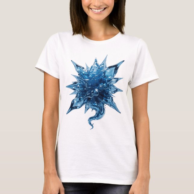 T-shirt Conception graphique Balle d'Eau Bleu vif (Devant)