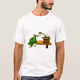 T-shirt Conception graphique d'aile gauche de bonsaïs de