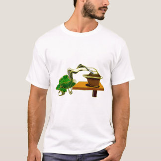 T-shirt Conception graphique d'aile gauche de bonsaïs de