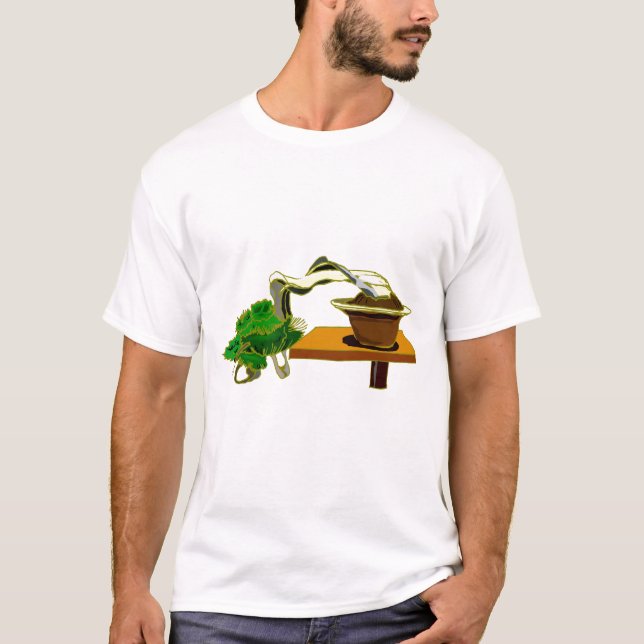 T-shirt Conception graphique d'aile gauche de bonsaïs de (Devant)