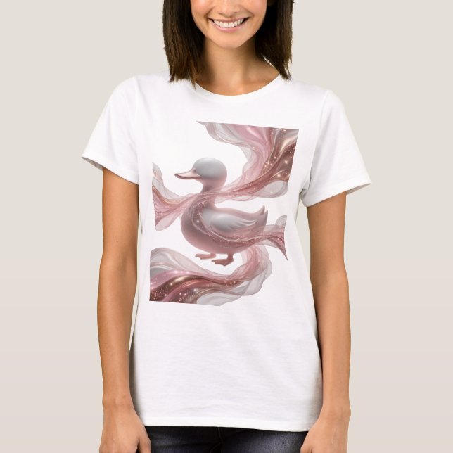 T-shirt Conception graphique d'art abstrait argenté CLASSI (Devant)