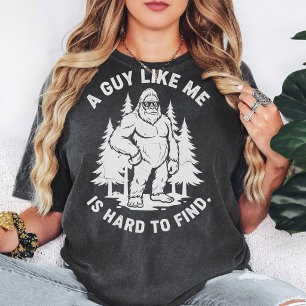 T-shirt Conception Graphique de Big Foot avec des Lunettes