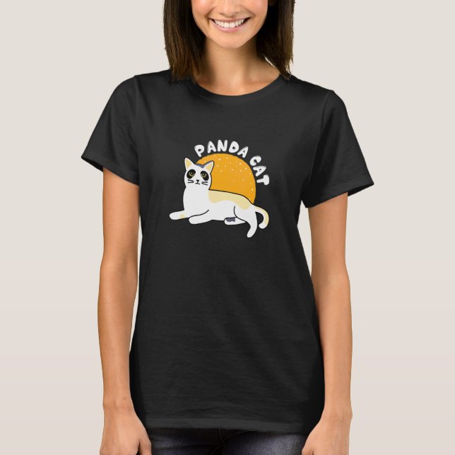 T-shirt Conception Graphique De Chat Panda D'un Chat Avec  (Devant)