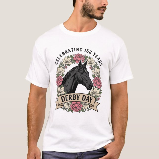 T-shirt Conception graphique de cheval de feu de gravure v (Devant)