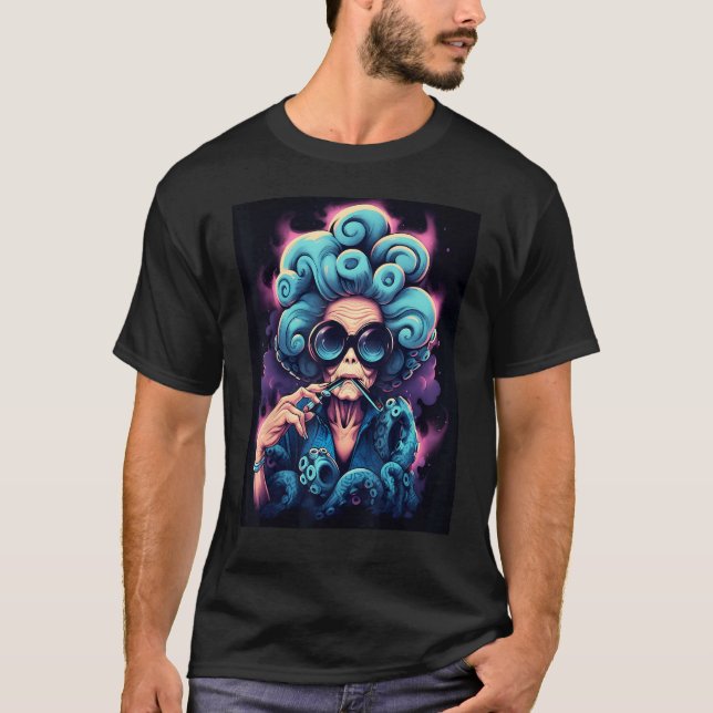 T-shirt Conception graphique de grand-mère octo fusion ava (Devant)
