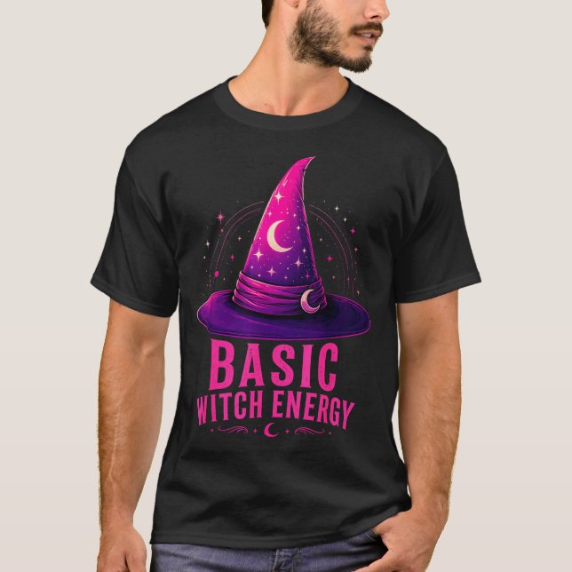T-shirt Conception graphique de Halloween d'énergie de sor (Devant)