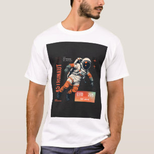 T-shirt Conception graphique de l'astronaute vintage   Exp