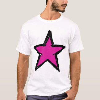 T-shirt Conception Graphique Étoile Néo-Expressionniste Ré