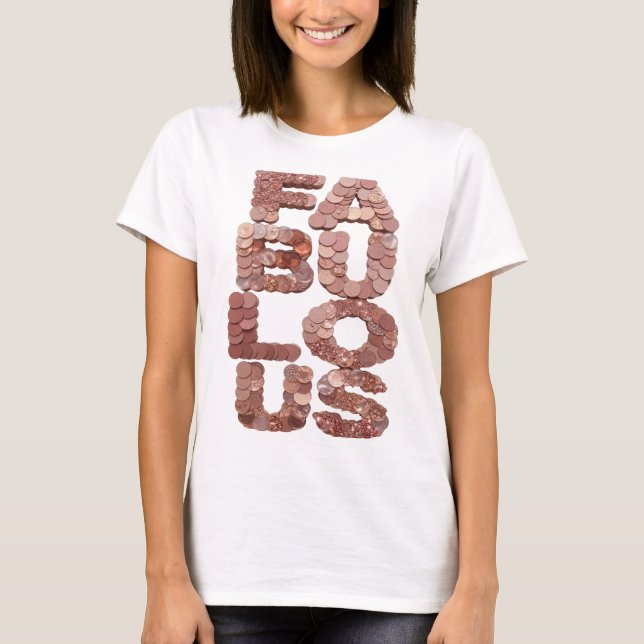 T-shirt Conception graphique FABULEUX rose vif (Devant)