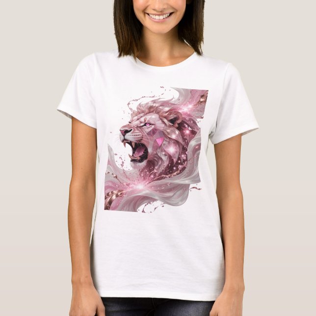 T-shirt Conception graphique LION KING argenté (Devant)