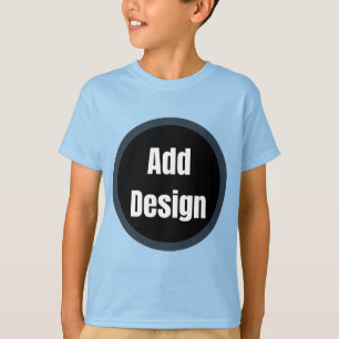 T-shirt Conception gris foncé personnalisée Ajouter une ph