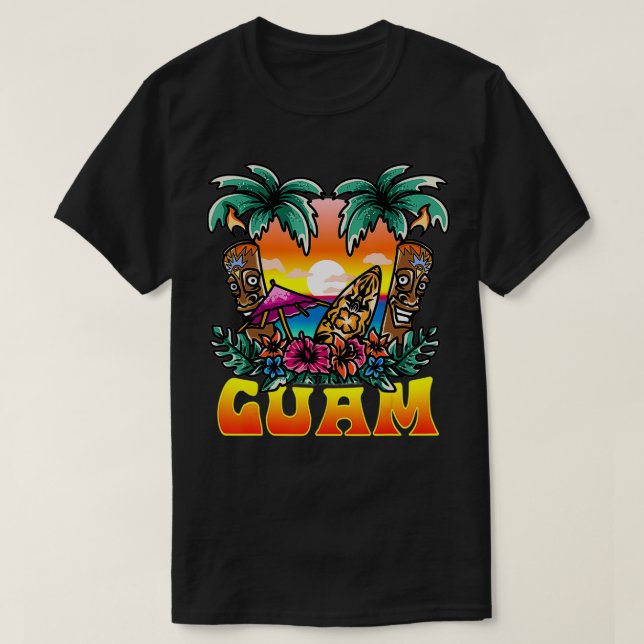T-shirt Conception Guamanienne inspirée (Design devant)