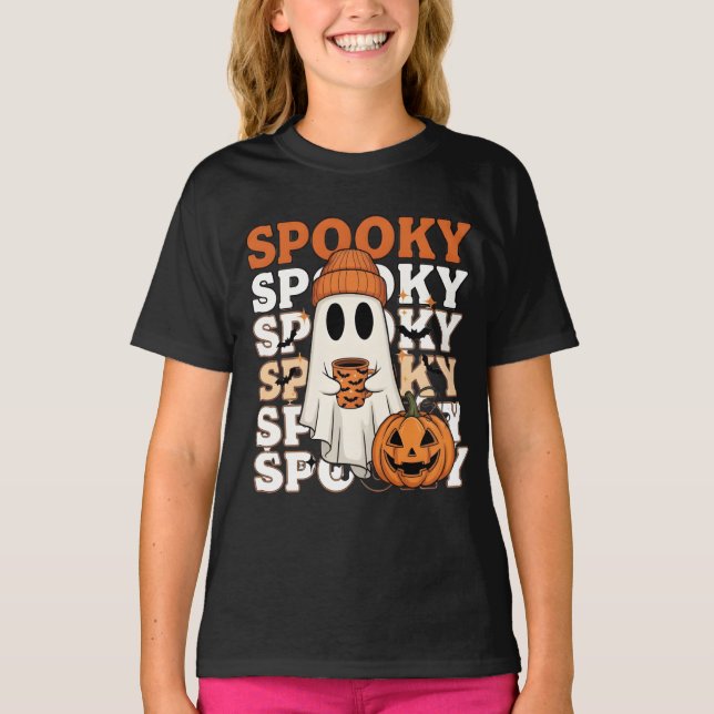 T-shirt Conception Halloween éffrayante (Devant)