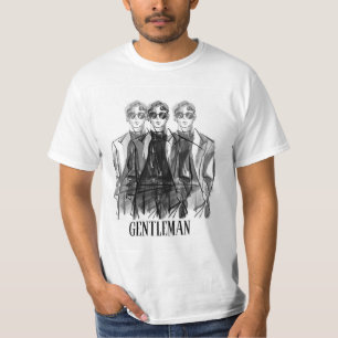 T-shirt conception homme t shirt avant arrière design mess