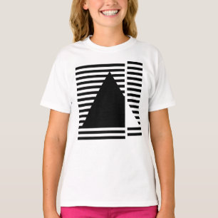 T-shirt Conception inspirée du triangle Bauhaus géométriqu