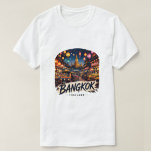 T-shirt conception inspirée du voyage à Bangkok Thaïlande