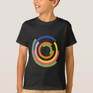 T-shirt Conception inspirée par Bauhaus dans une palette