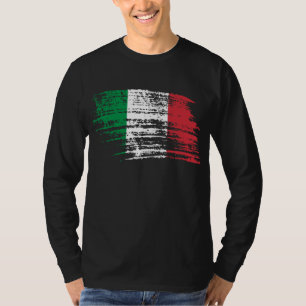 T-shirt Conception italienne fraîche de drapeau