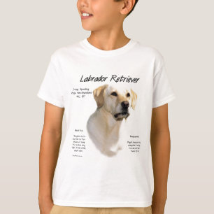 T-shirt Conception (jaune) d'histoire de labrador