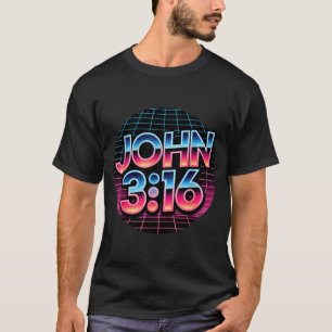T-shirt Conception Jean 3_16 80s Rétro Foi Chrétienne