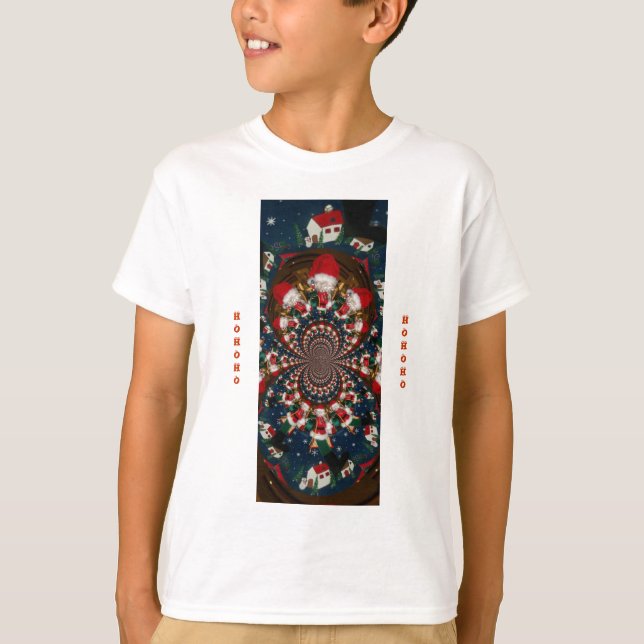 T-shirt Conception Kaleidoscope Père Noël spéciale (Devant)