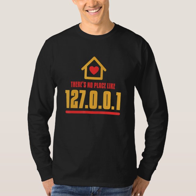 T-shirt Conception Localhost Pour Ingénieurs Informatiques (Devant)