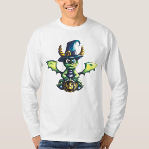 T-shirt Conception magique du dragon d'Halloween